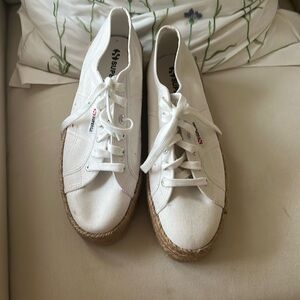 Superga espadrille wedge sneakers